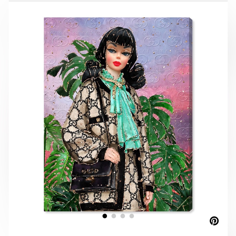 Oliver Gal “No Time For This” Canvas Photo 16x24